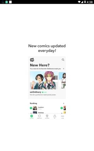 WEBTOON韩国版漫画