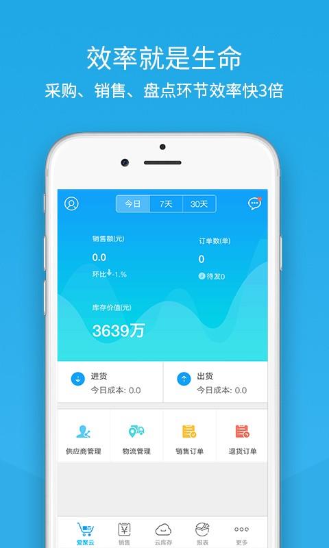 爱聚云进销存  v1.2.4图1