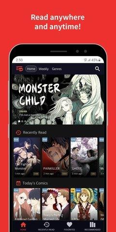 Toomics漫画v1.5.2  v1.0图3