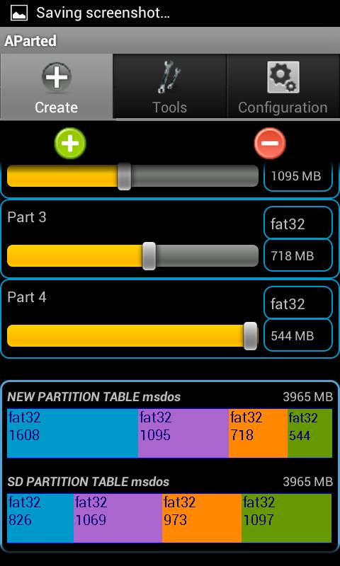 sd卡分区工具安卓版(AParted)  v8.0图4