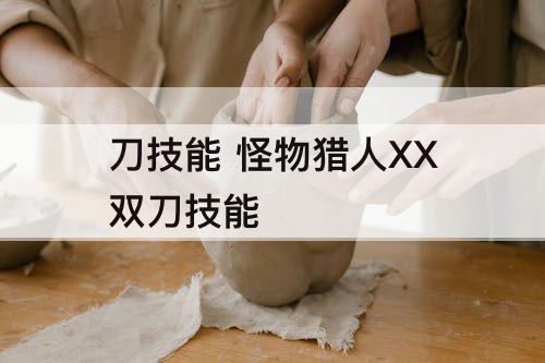 刀技能 怪物猎人XX双刀技能