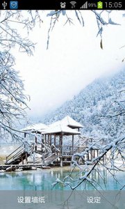 恬静雪景动态壁纸