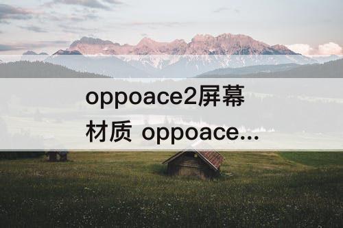 oppoace2屏幕材质 oppoace2屏幕材质是e几的